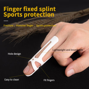 Qiancheng Finger orthosis fixed finger guard Finger support to protect the injured joint from bending breaking fracture deformation rehabilitation and correction protective cover adjustable mallet finger splint