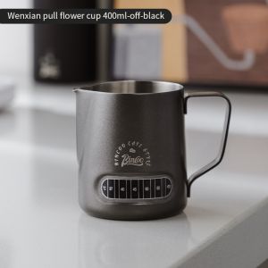 BINCOO Latte Cup Temperature Sensitive Espresso Milk Cup Stainless Steel Latte Art Pot Professional Milk Foam Jar 400/600ML