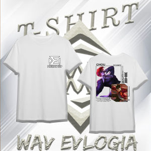 (017) KAOS DISTRO FASHION WAV EVLOGIA MOTIFSKIN CHOU STREETWEAR  FREE STICKER PRIA WANITA KEREN T-SHIRT STREETWEAR T-SHIRT