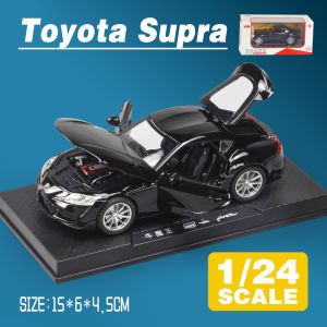 LEO 1:32 Toyota Supra Diecast Alloy Car Model Toy Cars For Boy Children Toys Hobbies Vehicle Kids Gift