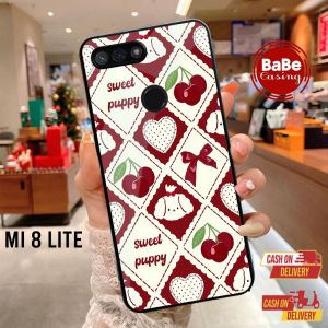 Case MI 8 LITE Cute Red MI 8 LITE Casing Terbaru Hardcase Softcase Glossy