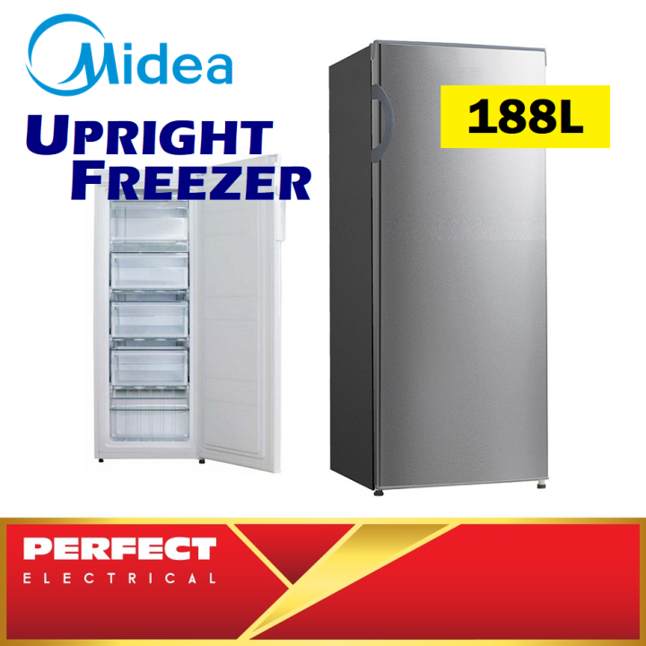 Midea 188l Frost Free Upright Vertical Standing Freezer Muf 208sd No Frost Lazada