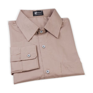 Elzaura - KZ03 Kemeja Pria Basic Polos Panjang Resmi Kantoran Men Shirt Long Sleeve  Toyobo