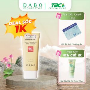 Kem Chống Nắng Trang Điểm DABO Foudation Skip Tone Up Cover SunCream 50ml