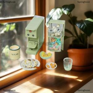 [COD] Springhooe 1Pcs Doll Accessories 1 6 Scale Minaiture Dollhouse Desktop Tea Bag Coffee Capsule Storage Box Playing Kitchen Toy