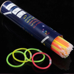 Glowstick 50pcs Birthday Party Light Stick Decorations Party Outdoor Glow Stick Mix Color100pcs  Music Festival  Neon Bracelet Necklace Wedding Bar Decor