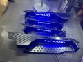 Toyota Alphard Vellfire Agh30 Anh30 Full Size Stainless Steel Led Door Side Step Sill Plate Door Side Sill Step Plate Full Set. 