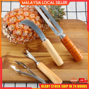 4PCS/Sets Stainless Steel Pineapple Tools Pineapple Eye Remover Pineapple Peeler Pineapple Slicing Machine 菠萝刀