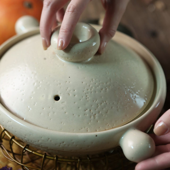 Japanese Clay Stewed Meat Rice Pot Casserole Little Pan Rice Soup