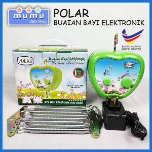 POLAR electronic baby cradle- High Quality Sleep for Baby - Apple music ASM899 | Buaian Bayi Elektrik Music