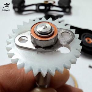 DP🔊🔥🔥🔥 ถ้วยสายรอกตกปลาสแตนเลสผสมเซรามิคลูกรอกปรับแต่ง