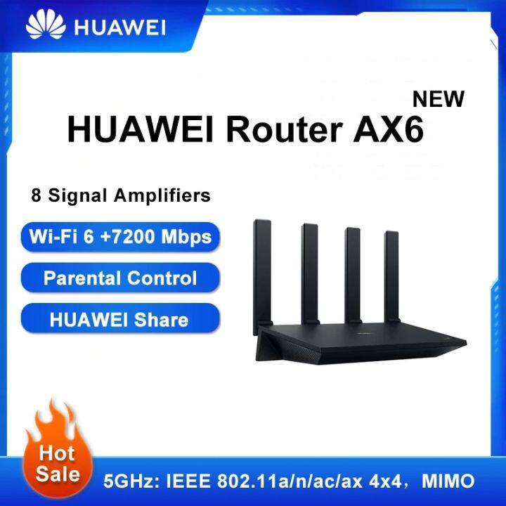 Hua wei 5G AX6 Router Home Wireless Gigabit Router 7200M DualBand HighSpeed Wifi6 UltraWide