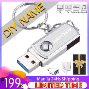 Personalized Flash Drive DIY (FREE NAME)32GB USB High Speed U Disk Data Storage Customize With Metal Box