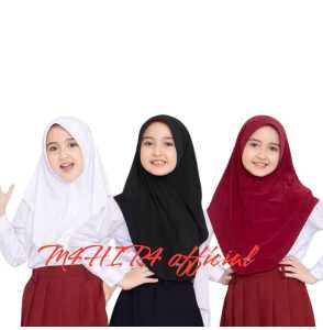 Jilbab Instan Anak SD-SMP Jersey Premium I Kerudung Anak Sakinah Pinguin Jersey
