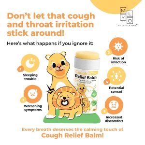 Babymommy👶MyLO GWS Relief Balm Stick - Baby & Kids Relieves Itch Anti-Itch Nasal Cough