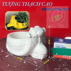 Tô Tượng Thạch Cao C17 SHIN MÚA LÂN dễ thươngTượng trắng ( không kèm màu )