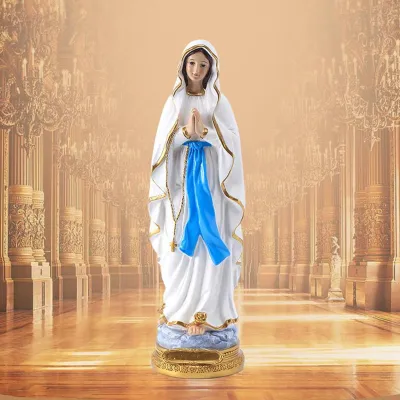 💥Dream Best🔥 Handpainted Praying Madonna Virgin Mary Statue Catholic for Porch Decor