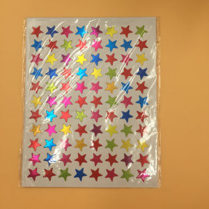 10 Pcs / Set Stiker Bintang Berwarna-warni Stiker Pentagram Alat Tulis Hadiah Anak Stiker Pentagram Lovelylife