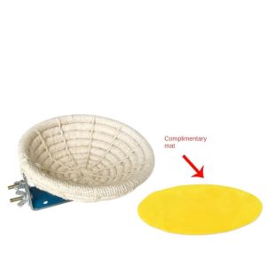 QEFEE Multi-Purpose Manual Braided Bird Nest Artificial Round Finch Nest Pet Bed Handmade Hemp Rope Bird Nest Bed Parrot