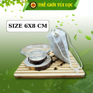 Túi Lọc Vải Bông Gạc Tự Nhiên vải cotton 100% tái dùng rất nhiều nhiều kích thước