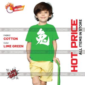 [ KIDS ] PRINTING DESIGN RABBIT TUTU WORD KIDS COTTON T-SHIRT