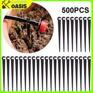 [ส่งจากไทย] ขาปัก ขาปักน้ำหยด แพ็คละ50/100/200/500ชิ้น ขาปักตั้งหัวน้ำหยด ใช้กับสายใมโคร4/7หรือ5/7 ขาปักสปิงเกอร์ ขาปักยึดท่อPE Pipe Fixing Rod