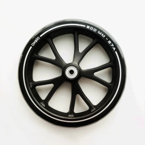 Stroller Wheel Compatible OXELO Scooter Town9 Town 7 With 608 Bearing 20CM Outer Diameter 8Inch Shopping Cart Trolley Wheel