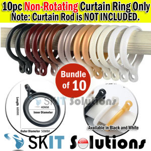 【SKIT SG】Extendable Curtain Rod Pole Laundry Shower Expandable Curtain Rod NO DRILL HOLE Practical Stainless Steel Round Head Telescopic Expandable Tension Rod Curtain for Window Curtain Balcony Kitchen Living Bedroom Curtain Pole Rod Expandable Rod
