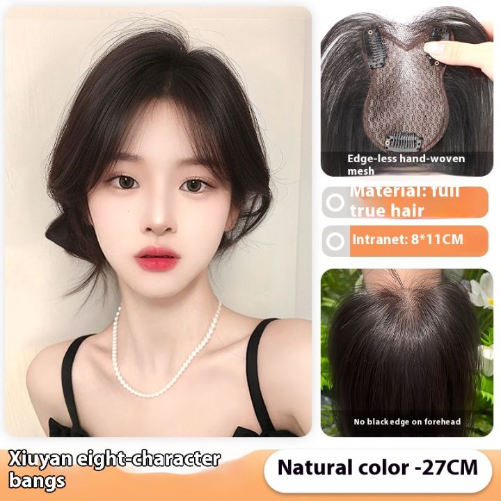 8x11-27cm%20100%25%20Human%20Hair%20Piece%20Black%20And%20Mocha%20Brown%20Hair%20Topper%20Hair%20Replacement%20Cover%20White%20Hair%20Breathable%20And%20Lightweight%20Wig%20Increase%20Hair%20Volume%20For%20Woman%20-%20Image%207