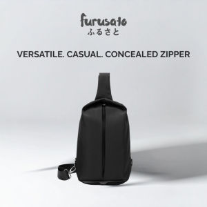 Versatile Casual Crossbody Bag Sleek Portable Travel Friendly Waterproof Wear Resistant Concealed Zippers Lightweight