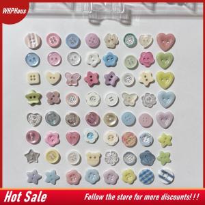 【COD】🔥🔥🔥 20pcs set Multicolour Button S Crafts DIY Scrapbooking Cute Korean Sewing Button Randomly Apparel Accessories