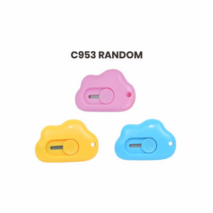 Cutter Mini Portable Bentuk Awan Alat Tulis / Pisau Cutter Mini / Pisau Kartun Model Awan PH C953