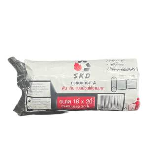 (สินค้าหลุด qc ขายถูก) SKD ถุงขยะดำ skd เหนียว ไร้กลิ่น สินค้าไทย แบบม้วน kgd.klongsamwa