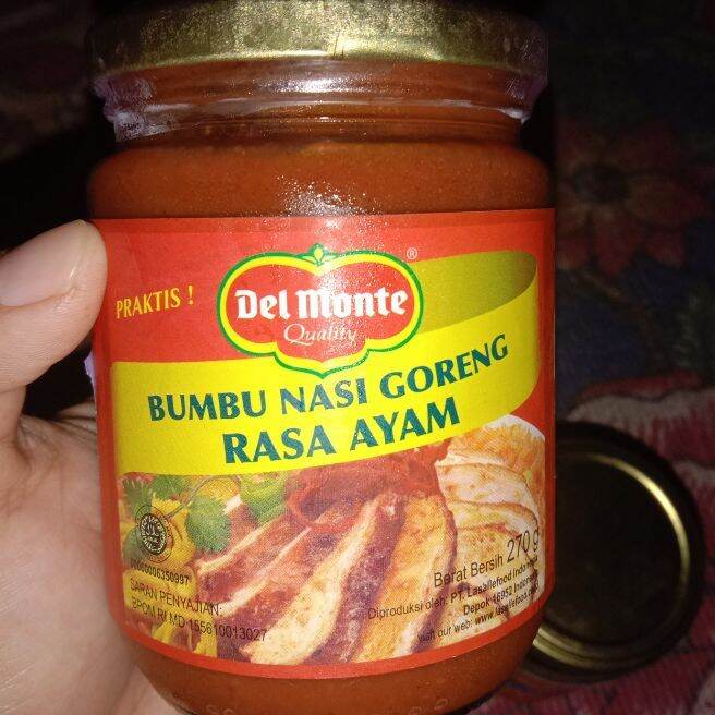 Del Monte Bumbu Nasi Goreng Rasa Ayam 270 Gram Sambal Saus Praktis Ayam 