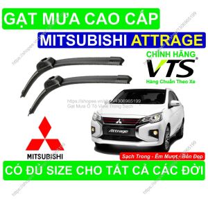 Gạt Mưa Silicon Nano Kính Lái Mitsubishi Attrage Cặp Gạt Mưa K.ính Lái Mitsubishi Attrage Có Đủ Size C.ho Attrage