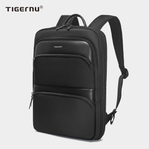 Tigernu New Expandable Man Business Travel Back Pack Bag Mens Waterproof 15.6  17inch Laptop Backpack Bag for Men Luxury Designer 9121