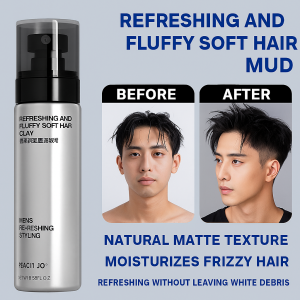 Mens Refreshing Fluffy Soft Hair Mud Mens Refreshing Styling Hair Balm Matte Natural Styling Hair Clay Cologne Mens Hair Balm 男士蓬松柔软发泥