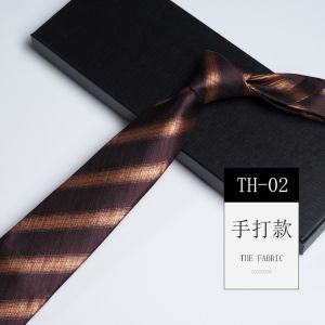 Business Tie 8CM Silk Polyester Necktie For Men Fashion Tie Wedding office Party Tie