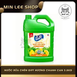 Nước rửa chén Gift hương chanh can 3.8kg