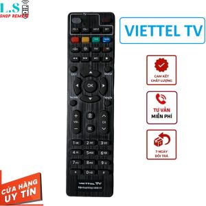 Điều khiển Viettel TV Box hàng chuẩn remote đầu thu viettel đầu kĩ thuật số vietel tv - Tặng kèm pin