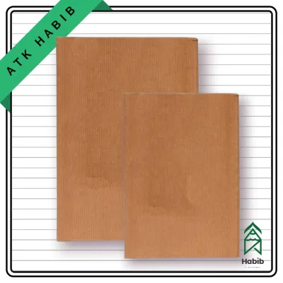 Sampul Buku Kertas Coklat Quarto dan Bigboss 10 lembar/roll