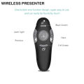 USB 2.4GHz Wireless PPT PowerPoint Presenter Pointer Clicker Laser Remote Control With AAA Battery. 