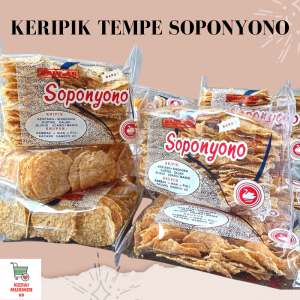 SOPONYONO Keripik Tempe Original Daun Jeruk Original Tempe Asli Malang