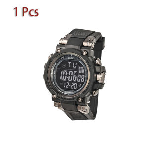 Mens Waterproof Rainproof Sports LED Watch Fashion Multi-Function Watch Electronic Digital Watch Luminous Wristwatches