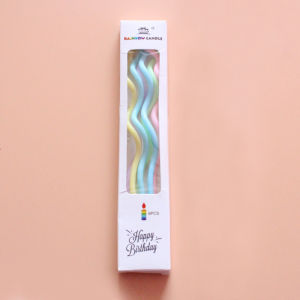 ASRV Creative Rainbow Spiral Candles for Birthday Cakes