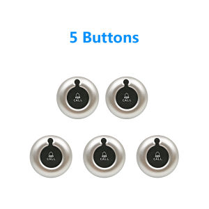 Wireless Waiter Calling System For Restaurant Service Pager System 1 Receiver Host + 10 Call Button For Coffee Bar