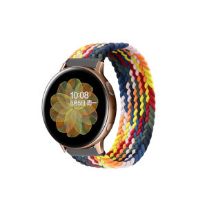 Braided Solo Loop Nylon fabric Strap For Samsung Galaxy Watch 7/6/5/5 Pro/4 40mm 44mm 45mm Smart Watch Band Elastic Bracelet galaxy Watch 6 4 Classic 43mm 47mm 42 46mm strap