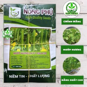 (Gói 100 hạt) Hạt Giống Mướp Hương Lai F1 Tesla139 NÔNG PHÚ
