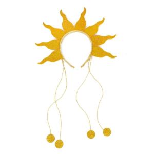 Long lanh mặt trời Headband lửa headbands ngọn lửa hairband raves tóc hóa trang phụ kiện cho Halloween carnivals trang trí bữa tiệc