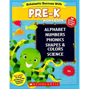 Scholastic Success with Pre-K Workbook Brand New Inside Ages 3 to 5 (Minor Cover Wear)